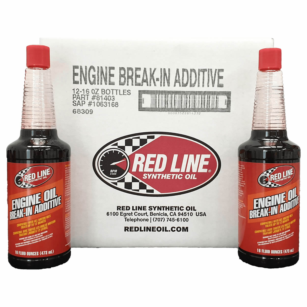 Red Line Break In Additive. Red Line High ZDDP Additive. 16 oz (473 ml
