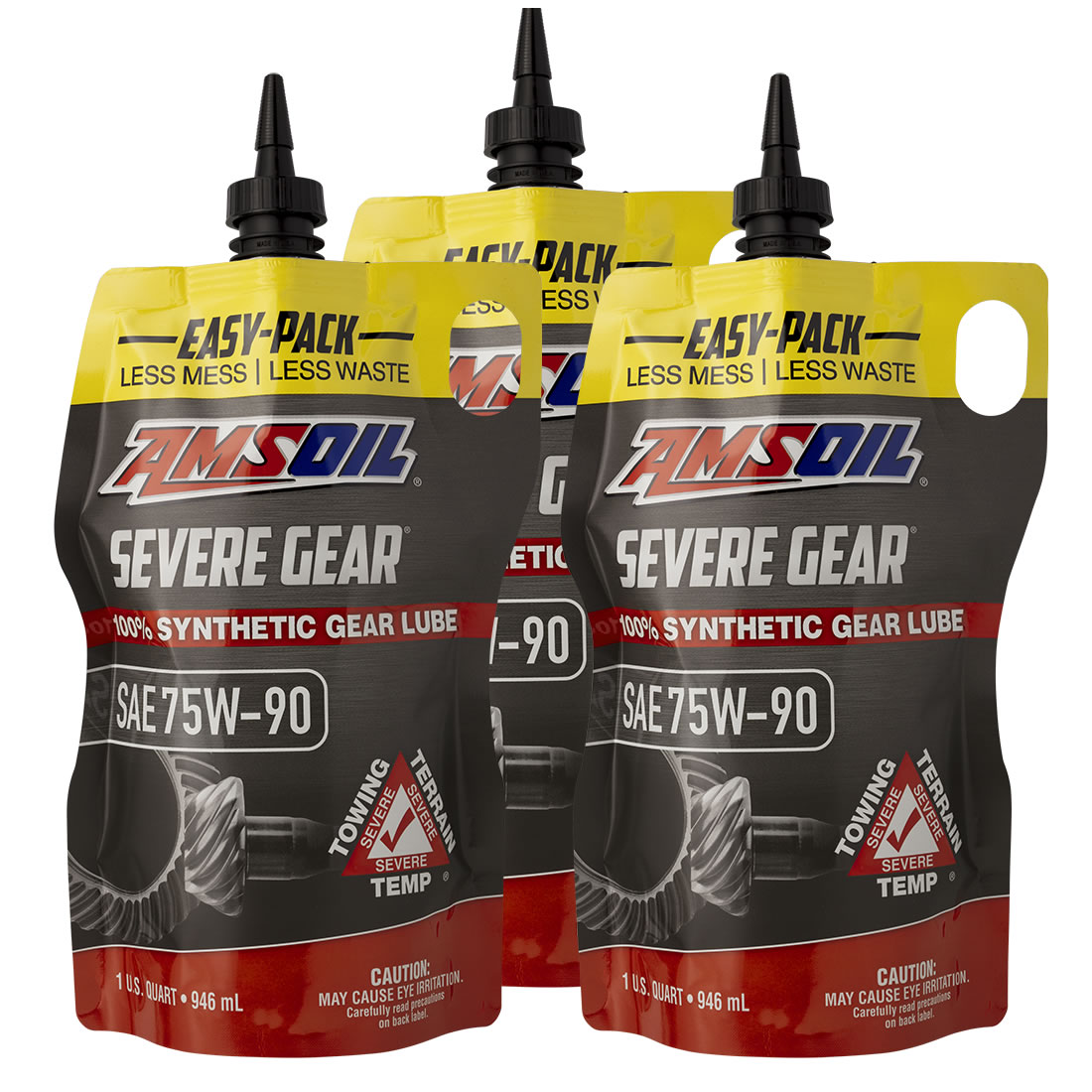 AMSOIL Severe Gear Lube SAE 75W90. Extreme Gear Oil 75W90. 1 US Quart ...