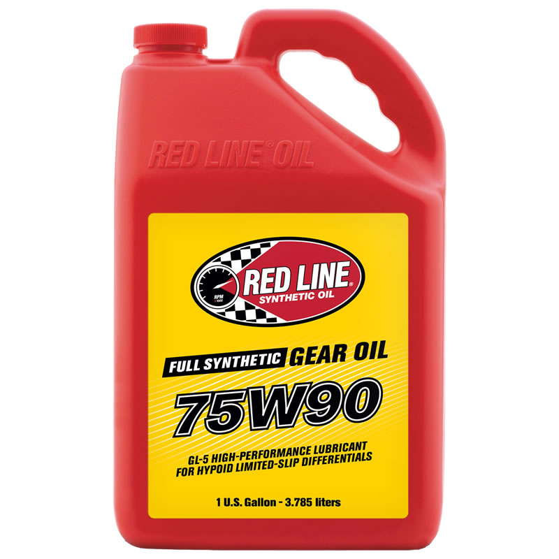 Red Line 75W-90 GL5 Synthetic Gear Oil 1 US Gallon. Redline 75W90